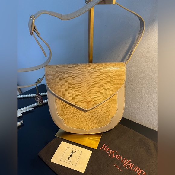 Yves Saint Laurent Leather Shoulder Bag & dust bag - Picture 10 of 13